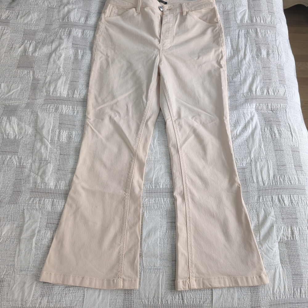 Massimo Dutti Cream Trousers